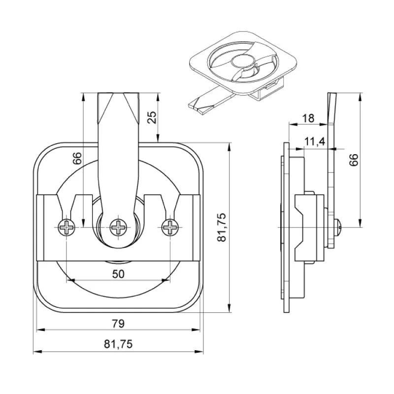 YDKb - Yangın Dolabı Kilidi Boyalı