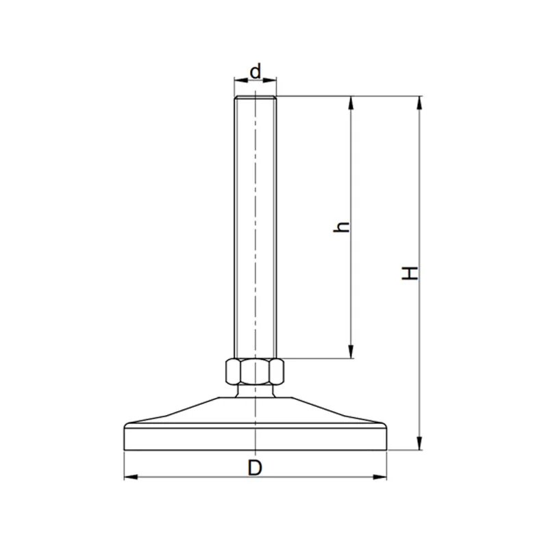 MAİM - Metal Ayak İnox Mafsallı