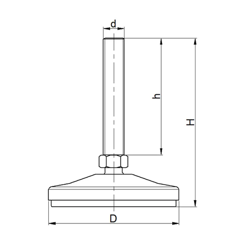 MAMBR - Metal Ayak Mafsallı Boyalı Kauçuk